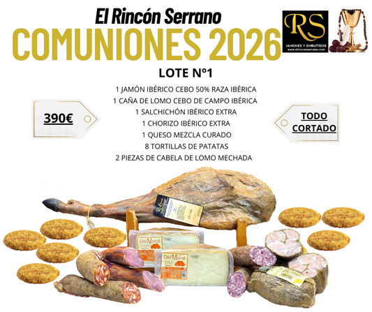 Lote Nº1 Comuniones Ibérico Completo ⭐ Gran Selección