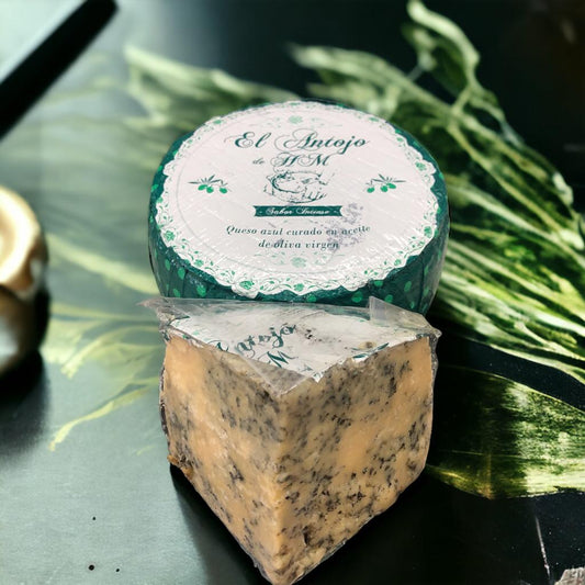 Queso Azul Curado en Aceite de Oliva Virgen HM 3kg aprox.