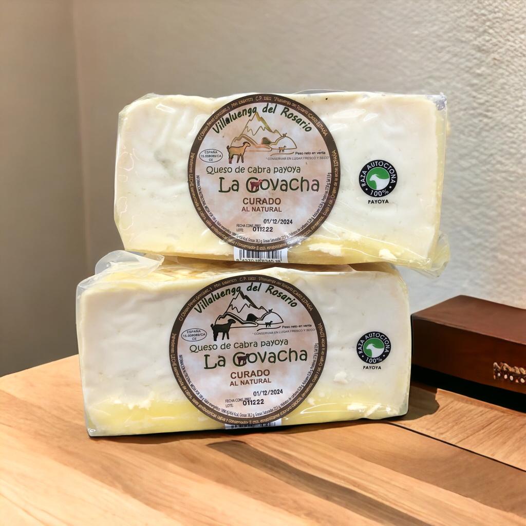 Payoya Goat Cheese La Arriateña Half pieces of approximately 1.5kg.