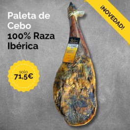 Paleta de Cebo 100% Raza Ibérica